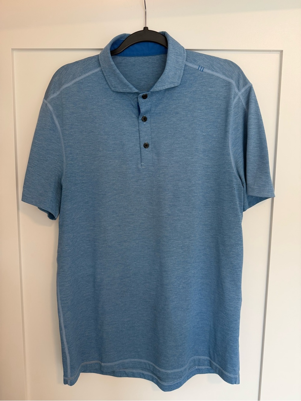 lululemon athletica Light Blue Men's Polo Shirt